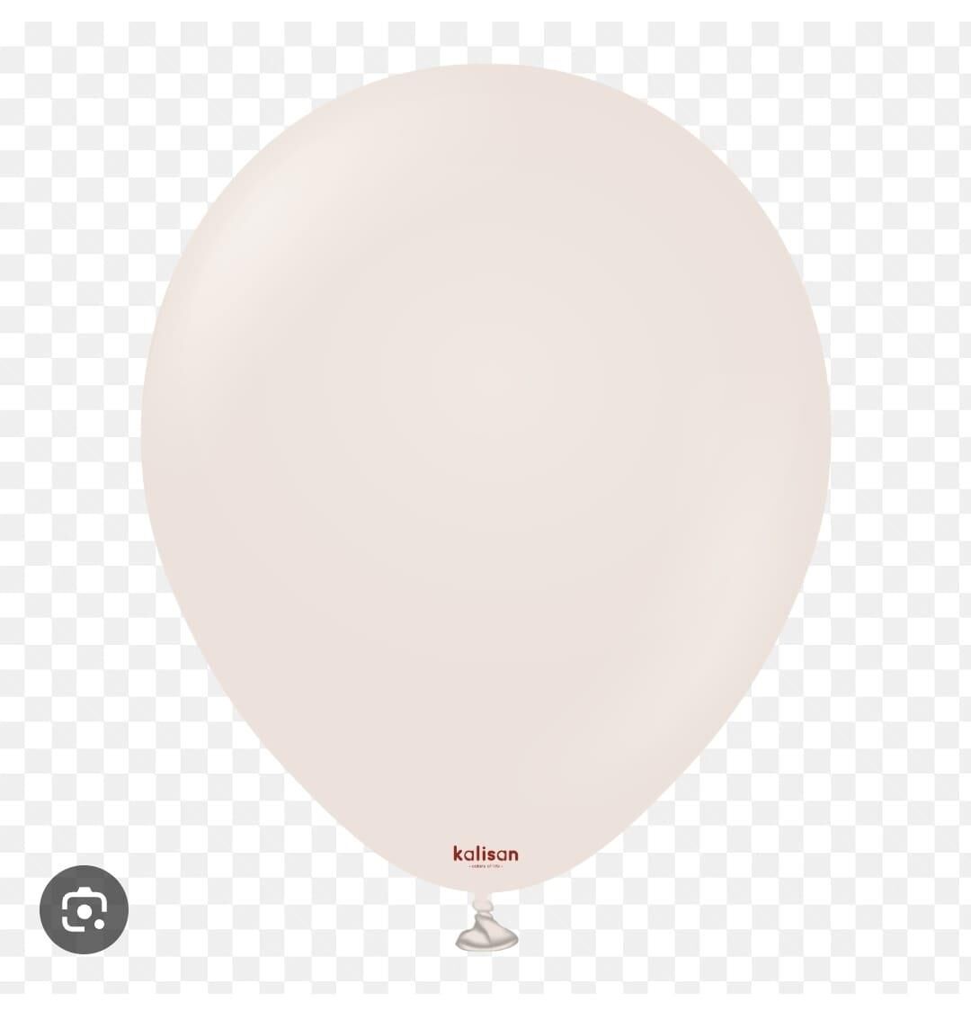 BALON 18'' RETRO WHITE  SAND 25 Lİ  KALİSAN