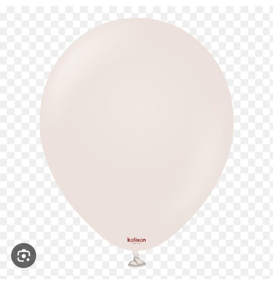 BALON 18'' RETRO WHITE  SAND 25 Lİ  KALİSAN