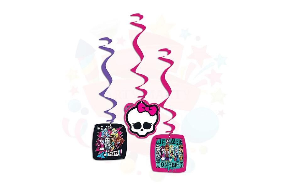 ASMALI İP SÜS LİSANLI 3 LÜ MONSTER HIGH