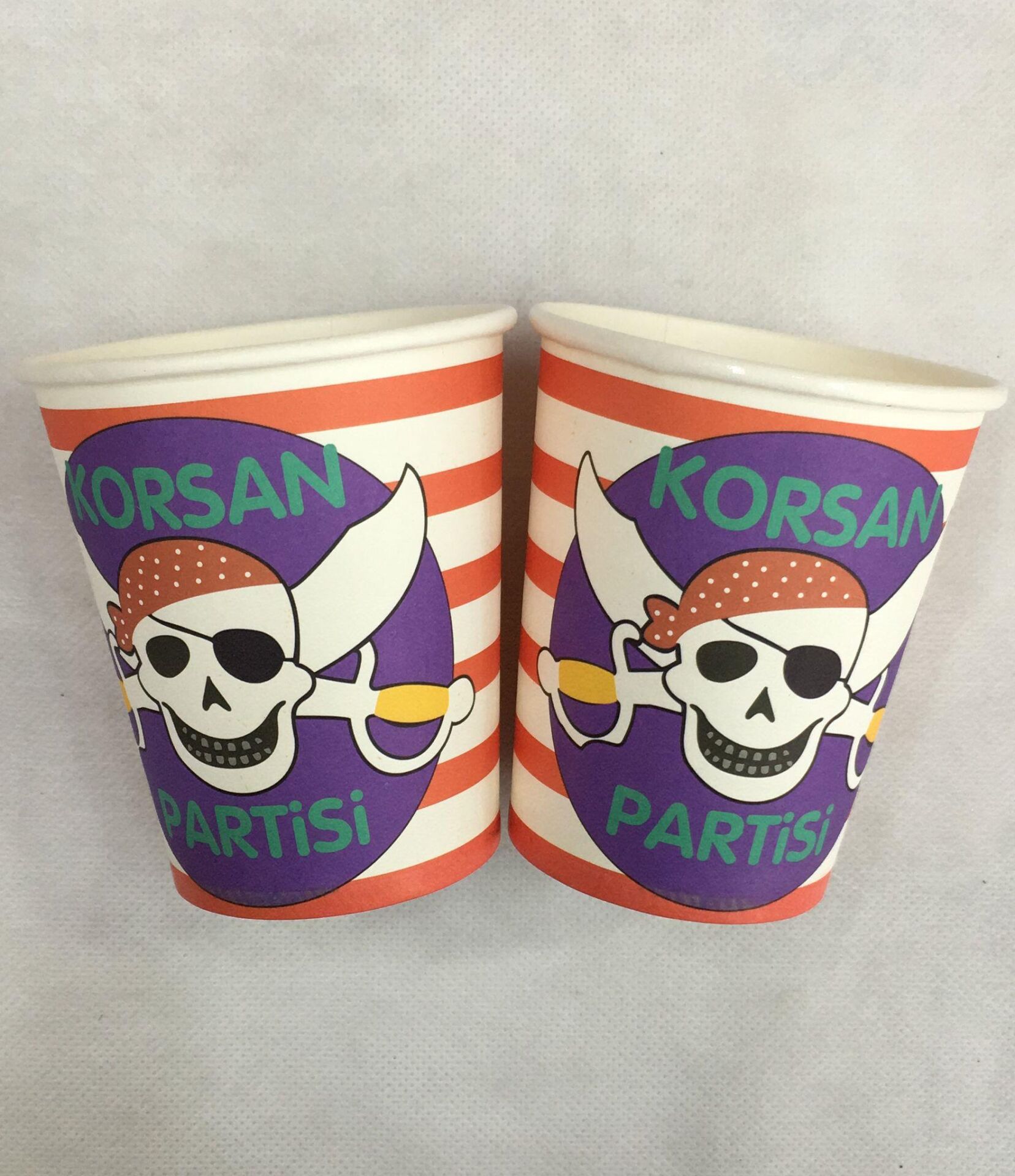 BARDAK KARTON TEMALI KORSAN 10 LU