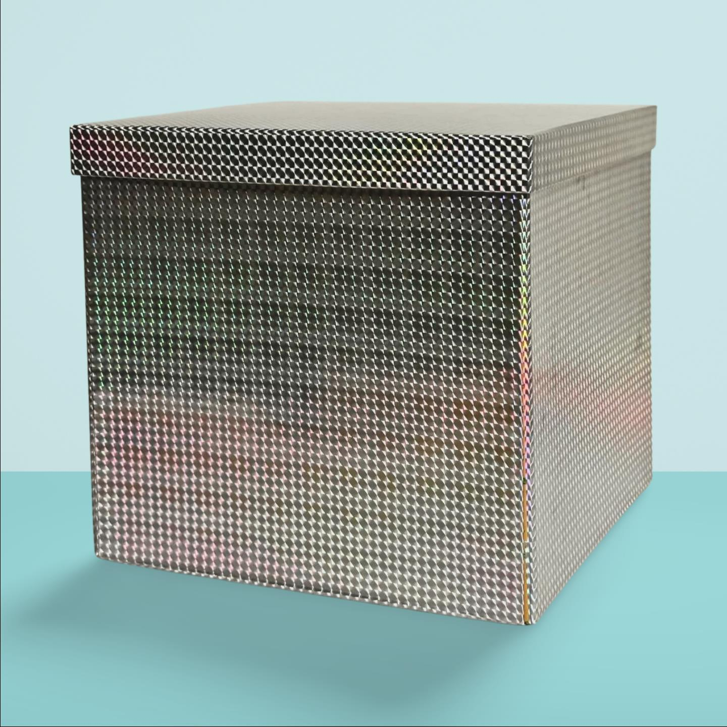 KUTU TEKLİ KAPAKSIZ GÜMÜŞ 30*30*28