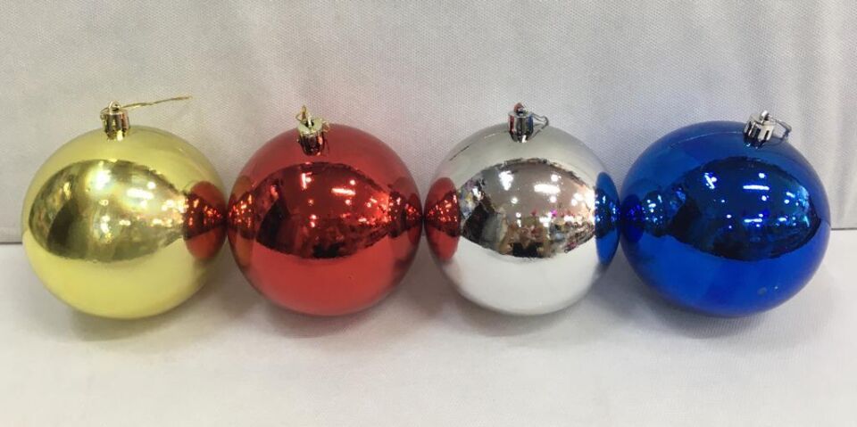 TOP SÜS 10 CM 4 LÜ KIRMIZI