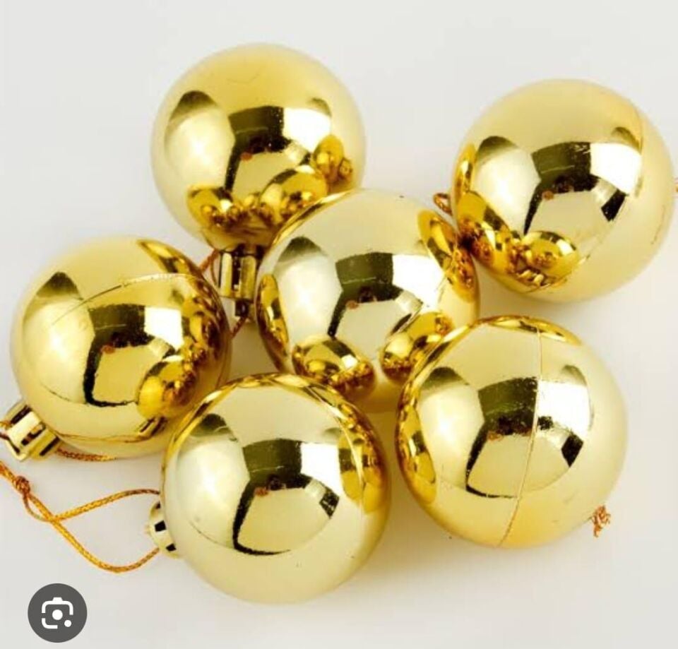 TOP SÜS 4 CM 6 LI ALTIN