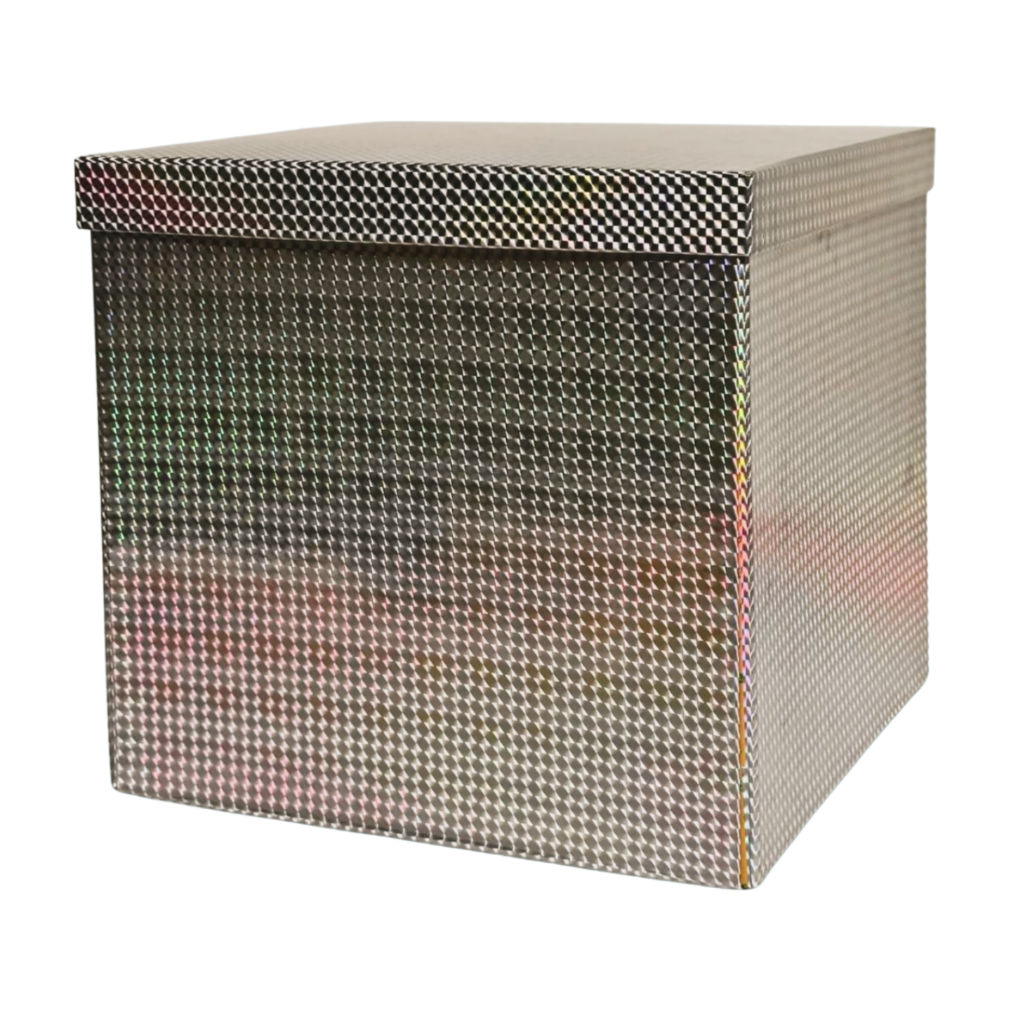 KUTU TEKLİ KAPAKLI GÜMÜŞ 30*30*28