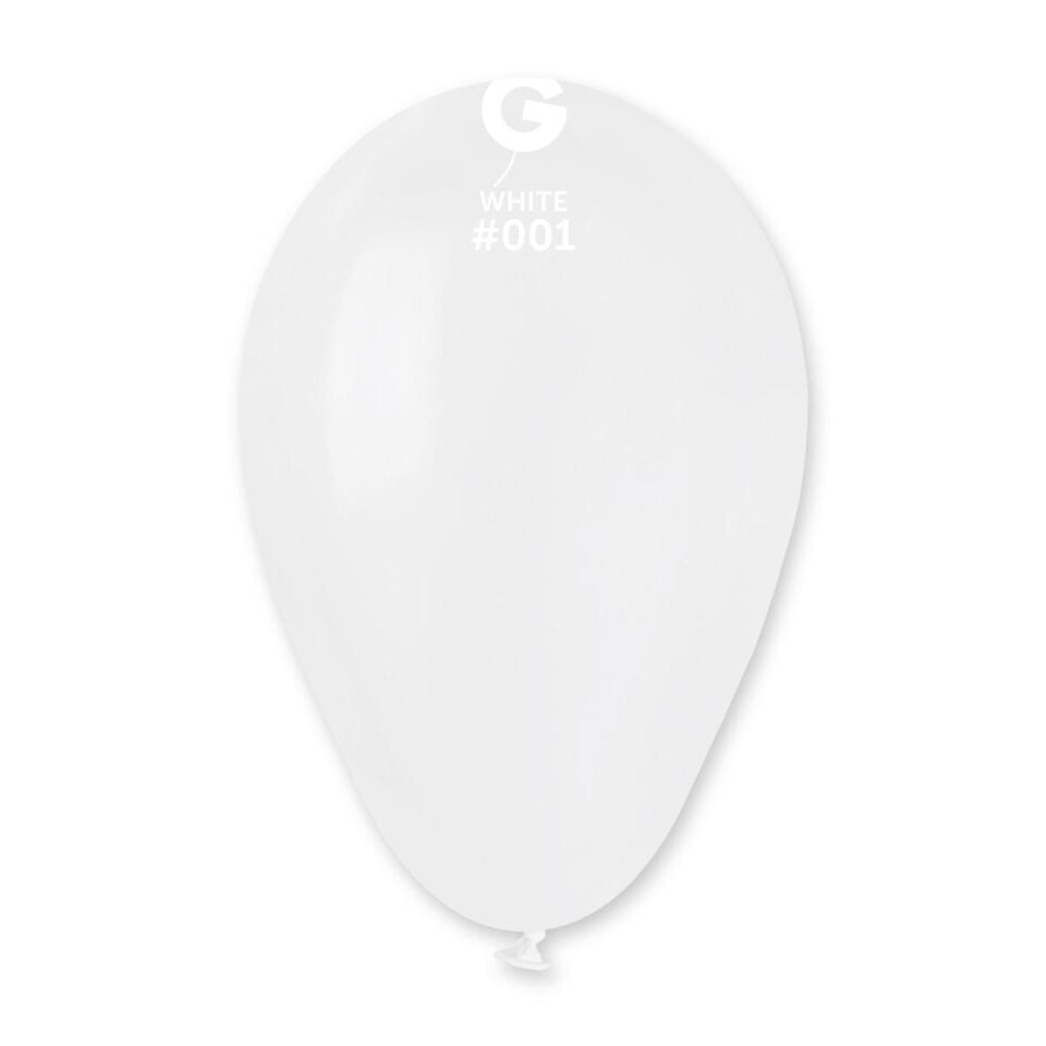 BALON 10'' GEMAR BEYAZ PASTEL 100 LÜ