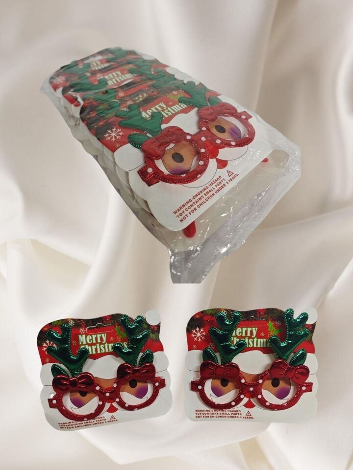 NOEL  GÖZLÜK GEYİKLİ FİYONKLU  12 LI YEŞİL