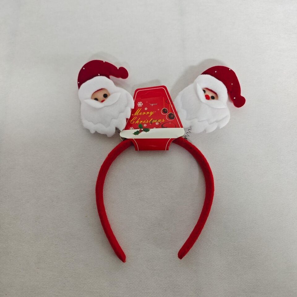 NOEL TAÇ NOEL BABA FİGÜRLÜ 12 Lİ PK