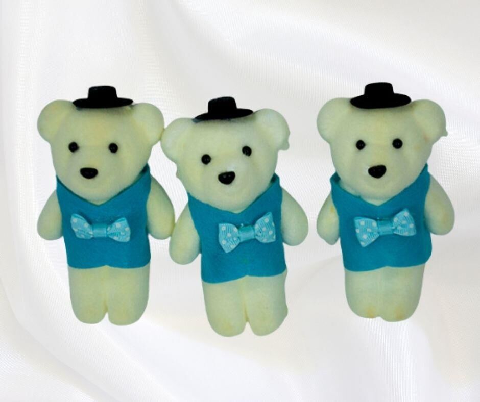 AYICIK FLOK ETEKLİ MAVİ 11 CM 10 LU