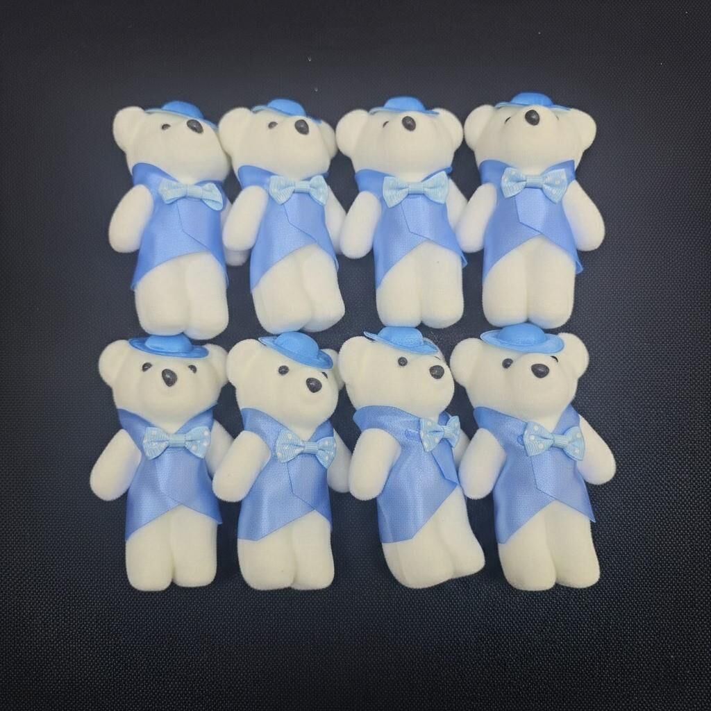 AYICIK FLOK ETEKLİ MAVİ 11 CM 10 LU