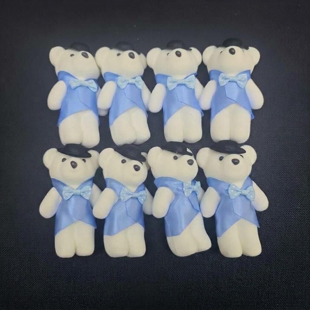 AYICIK FLOK ETEKLİ MAVİ 11 CM 10 LU