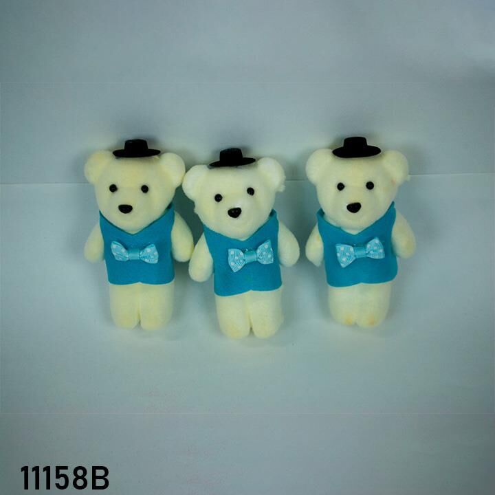 AYICIK FLOK ETEKLİ MAVİ 11 CM 10 LU