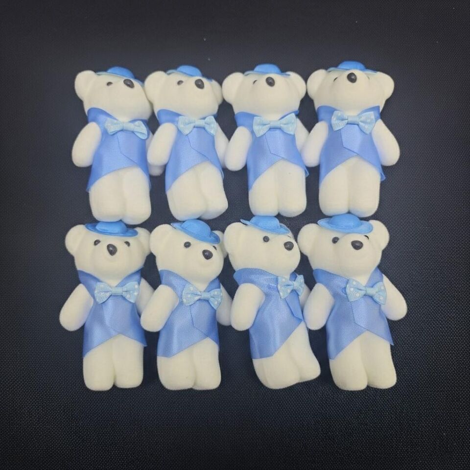 AYICIK FLOK ETEKLİ MAVİ 11 CM 10 LU