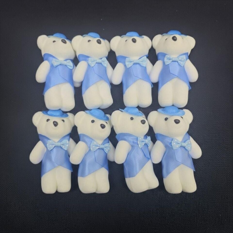 AYICIK FLOK ETEKLİ MAVİ 11 CM 10 LU