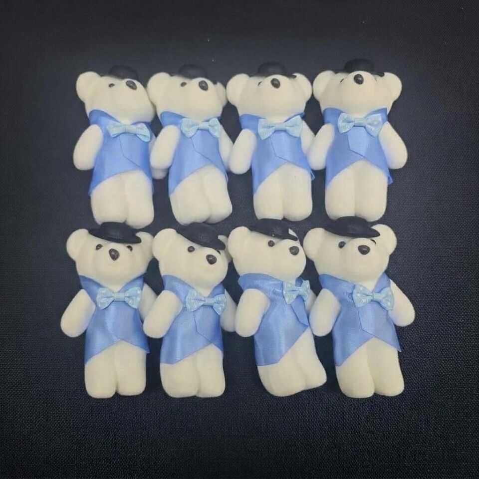 AYICIK FLOK ETEKLİ MAVİ 11 CM 10 LU