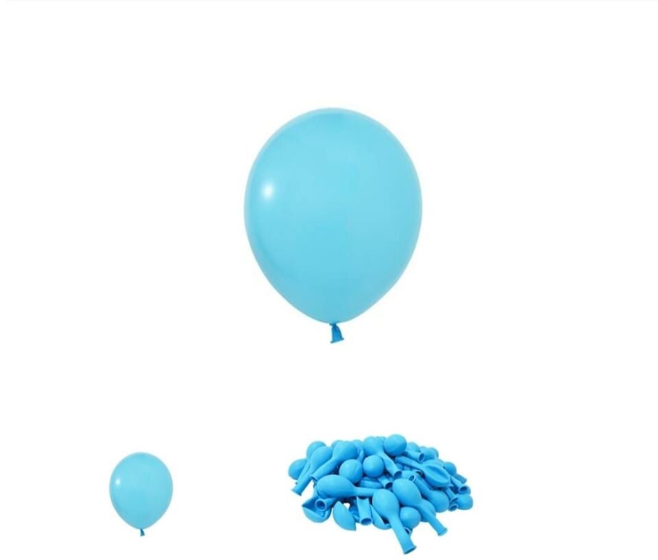 BALON 10'' GEMAR MAVİ PASTEL 100 LÜ
