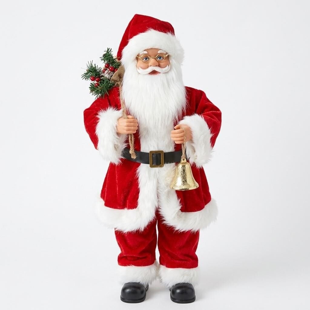 NOEL BABA ÇANLI HAREKETLİ MÜZİKLİ  120CM