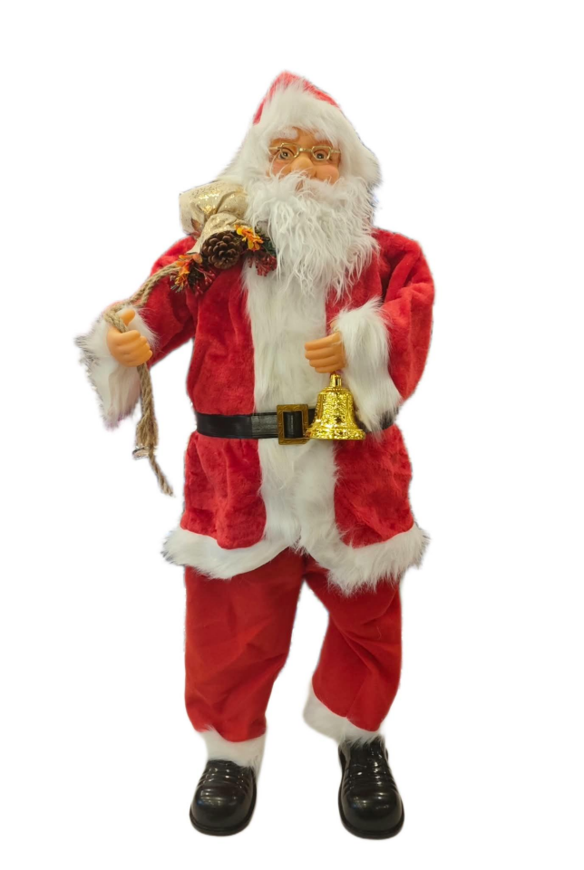 NOEL BABA ÇANLI HAREKETLİ MÜZİKLİ  120CM