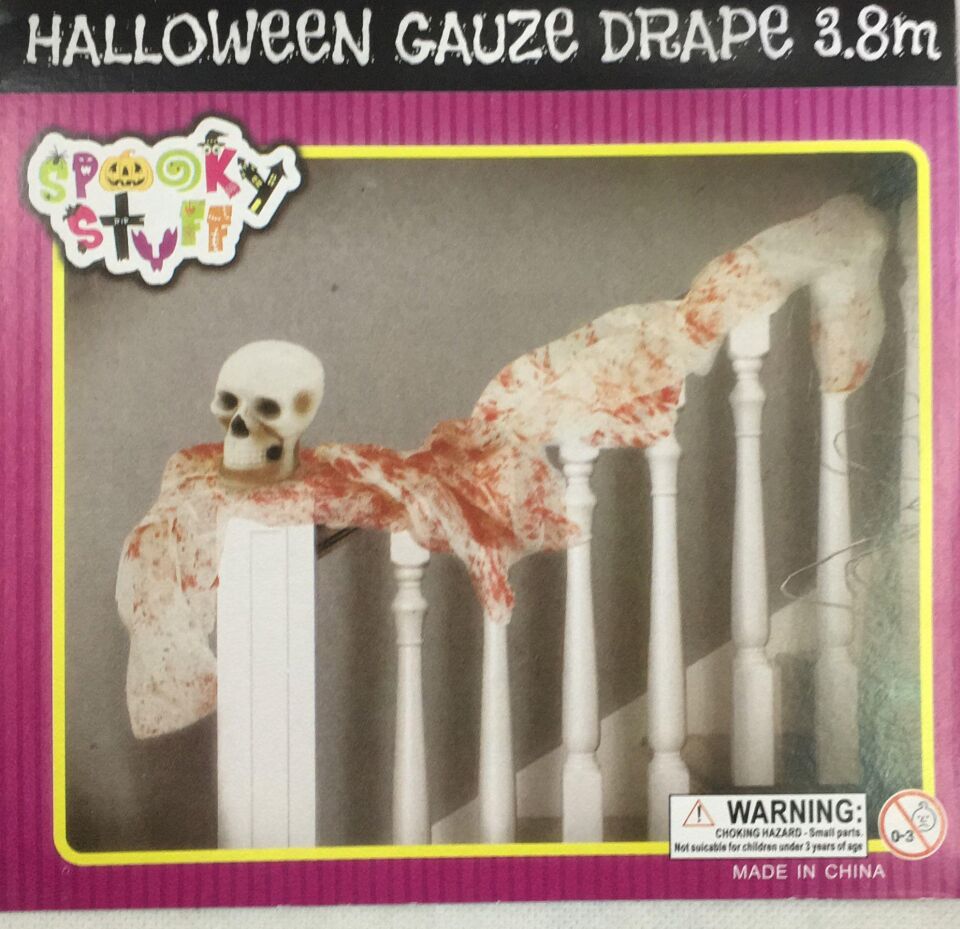 HALLOWEEN KANLI DEKORASYON ÖRTÜSÜ 3.80 mt.