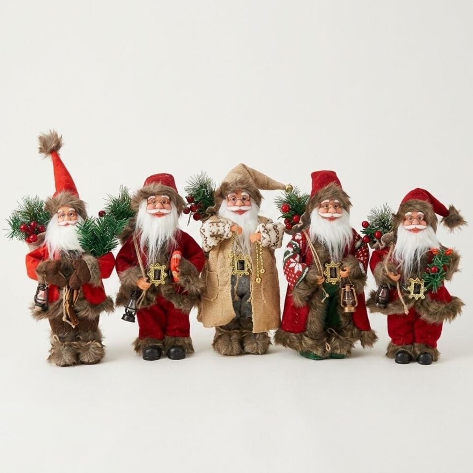 NOEL BABA DEKOR MUHTELİF MODEL  45 CM