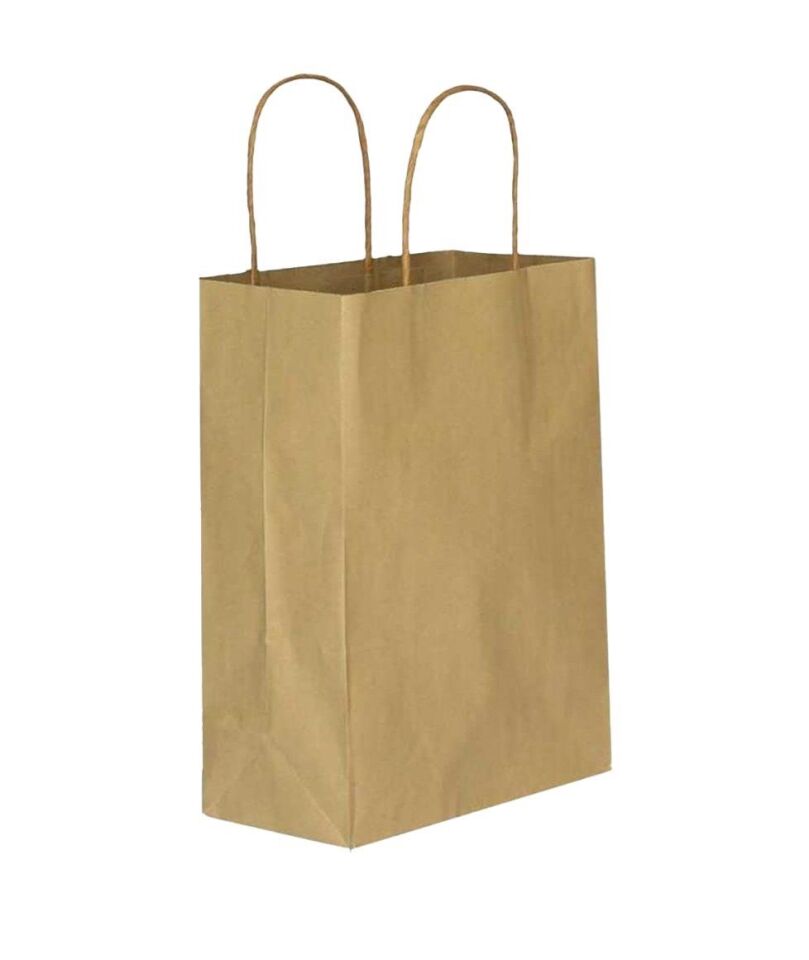 ÇANTA K.KRAFT BÜKÜM SAPLI 18*22 CM 50 Lİ
