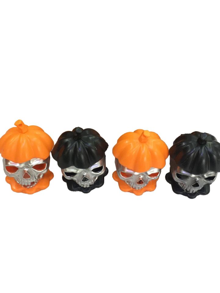 HALLOWEEN PİLLİ LED IŞIK KURUKAFA