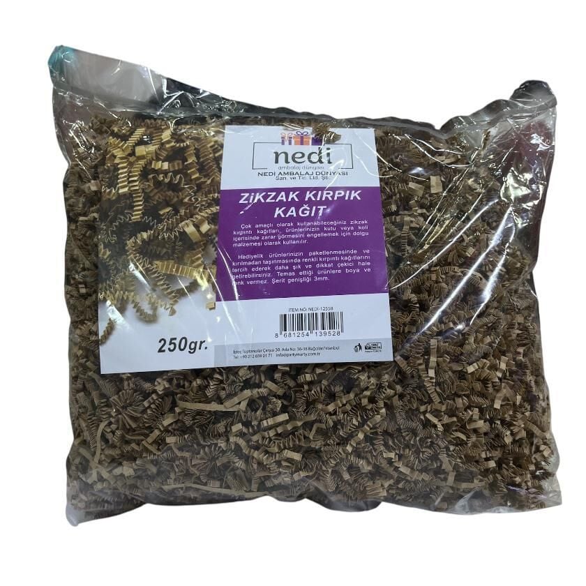 KAĞIT ZİKZAK KIRPIK 250 GR KRAFT