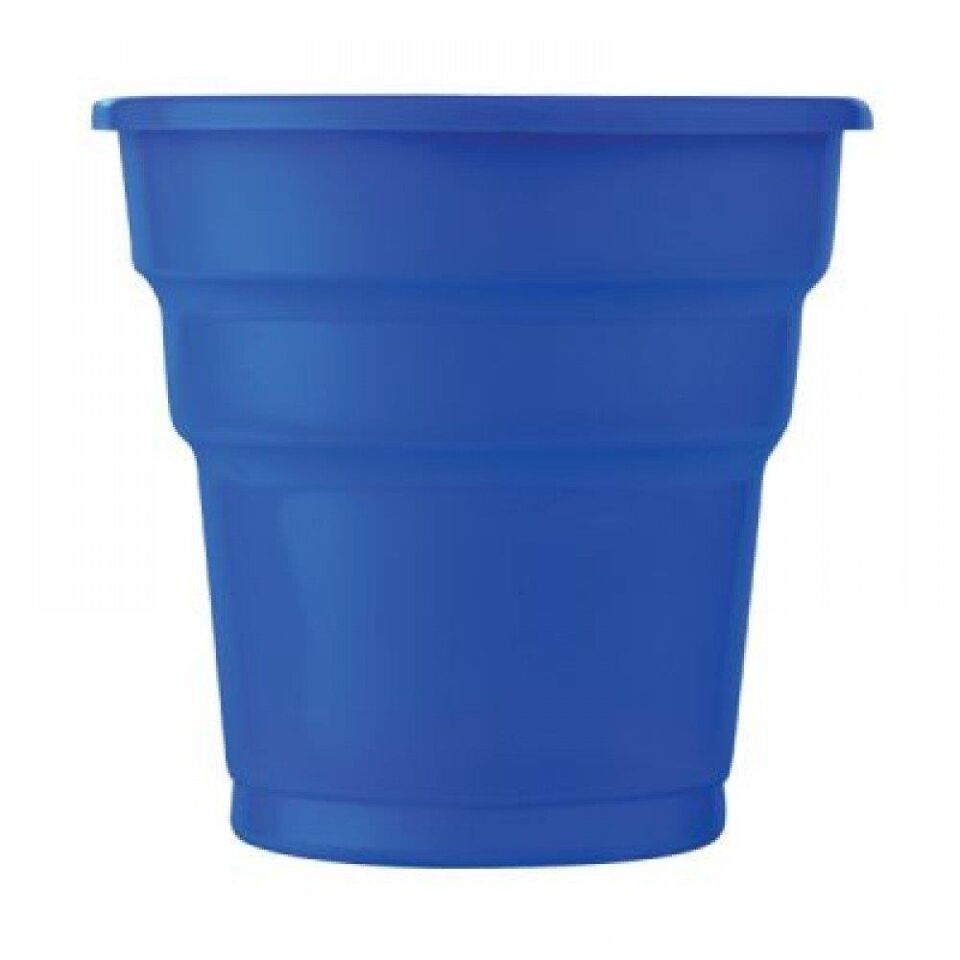 BARDAK PLASTİK RENKLİ 25'Lİ LACİVERT