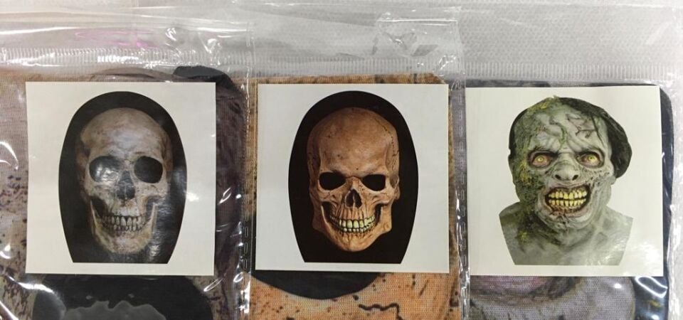 HALLOWEEN KUMAŞ KORKU MASKESİ ZOMBİ