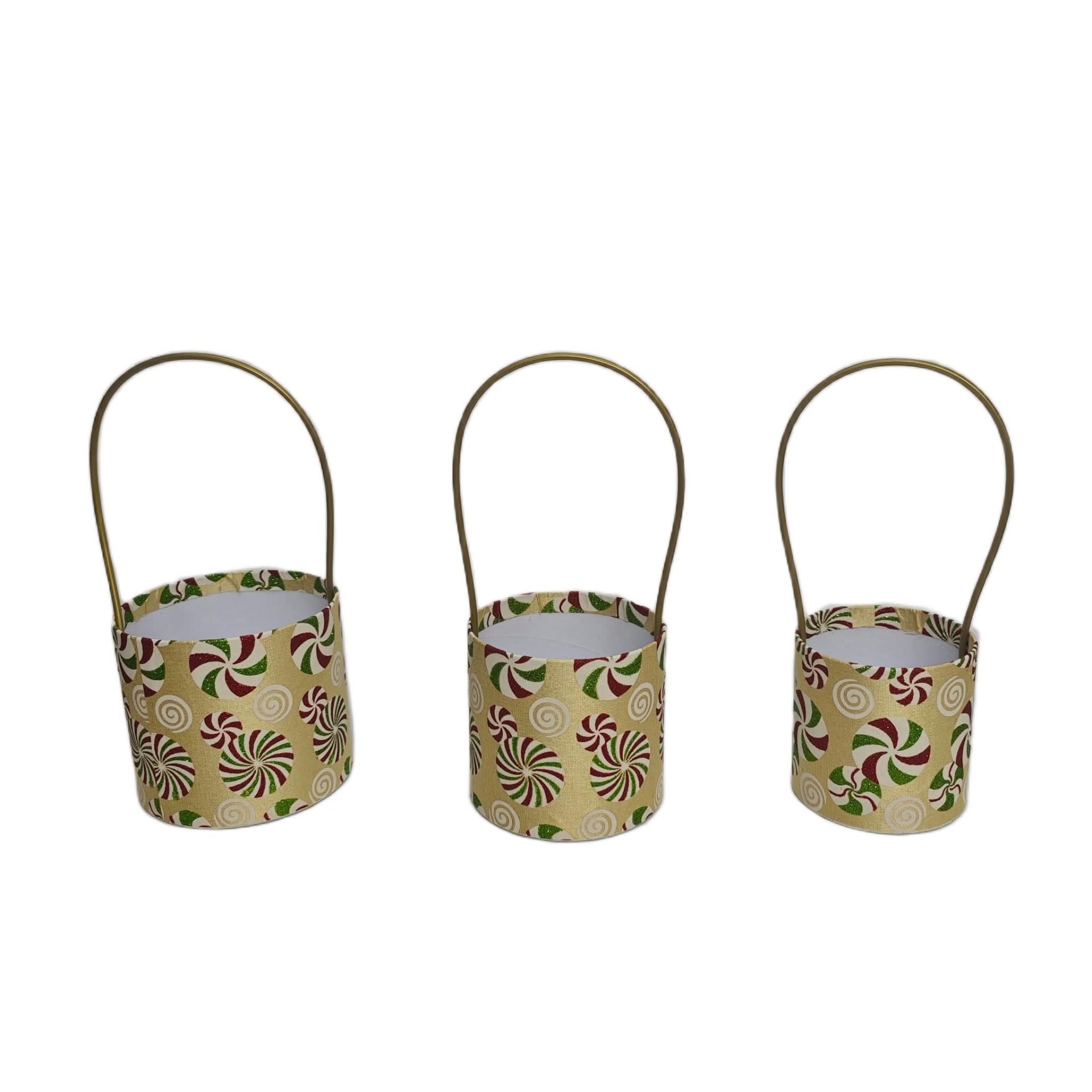 KUTU SİLİNDİR KAPAKSIZ YILBAŞI ŞEKERLİ 3 LÜ SET