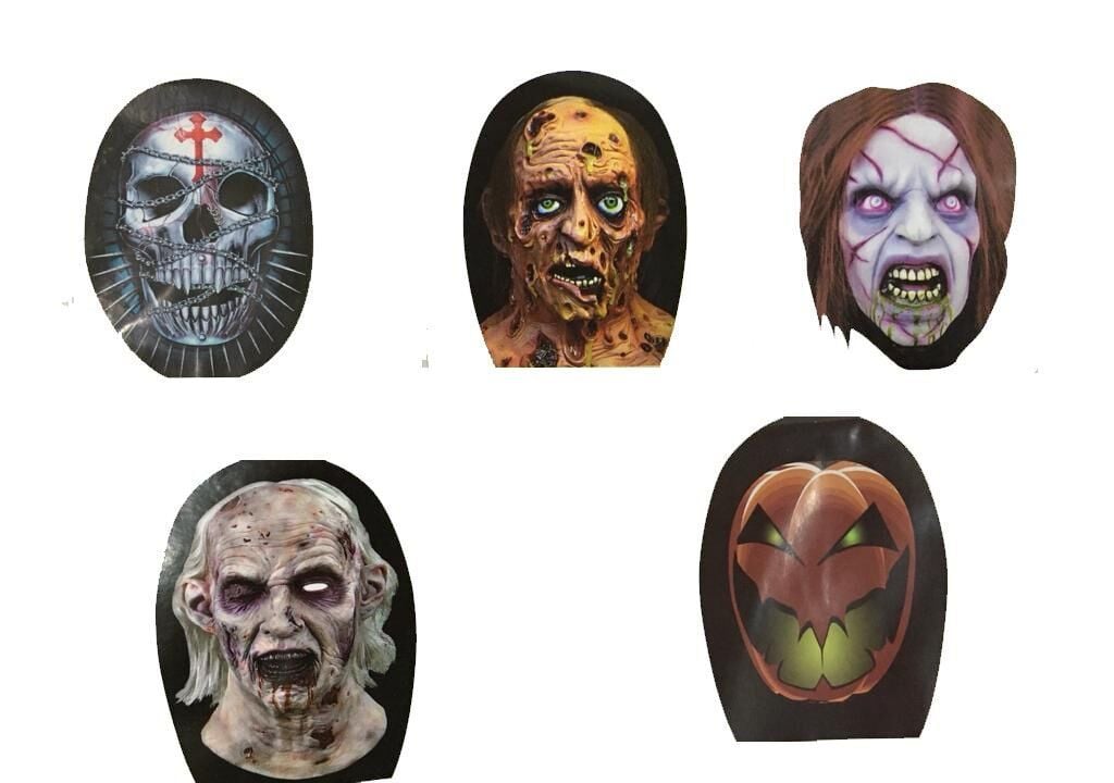 HALLOWEEN KUMAŞ KORKU MASKESİ KESİK SURAT