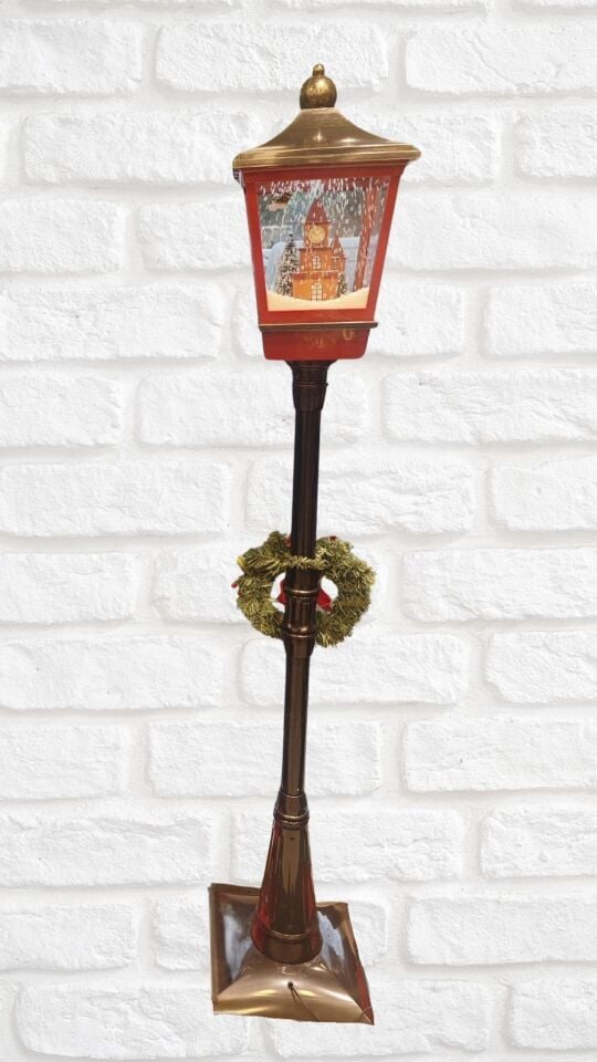 SOKAK LAMBASI NOEL IŞIKLI EV 184 CM