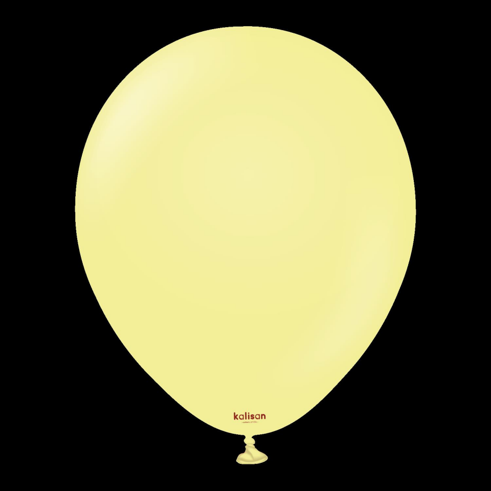 BALON 12'' MAKARON YELLOW 100'LÜ KALİSAN