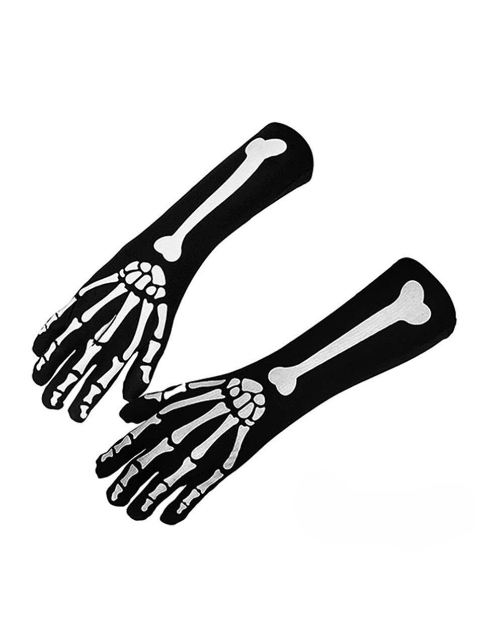 HALLOWEEN İSKELET DEKORLU ELDİVEN