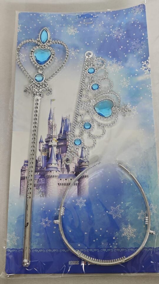 TAÇ TAKIM 2 Lİ SET MAVİ (TAÇ,ASA)