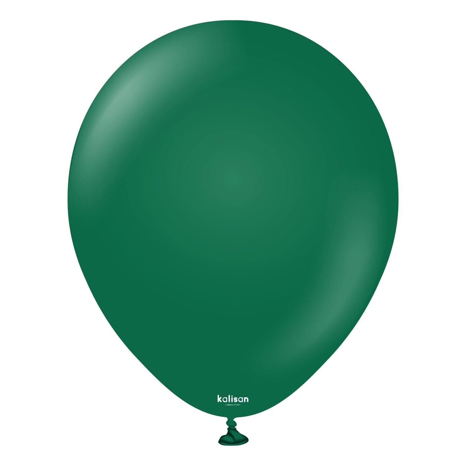 BALON 12''DÜZ RENK DARK GREEN(K.YEŞL)100'LÜ KALİSAN
