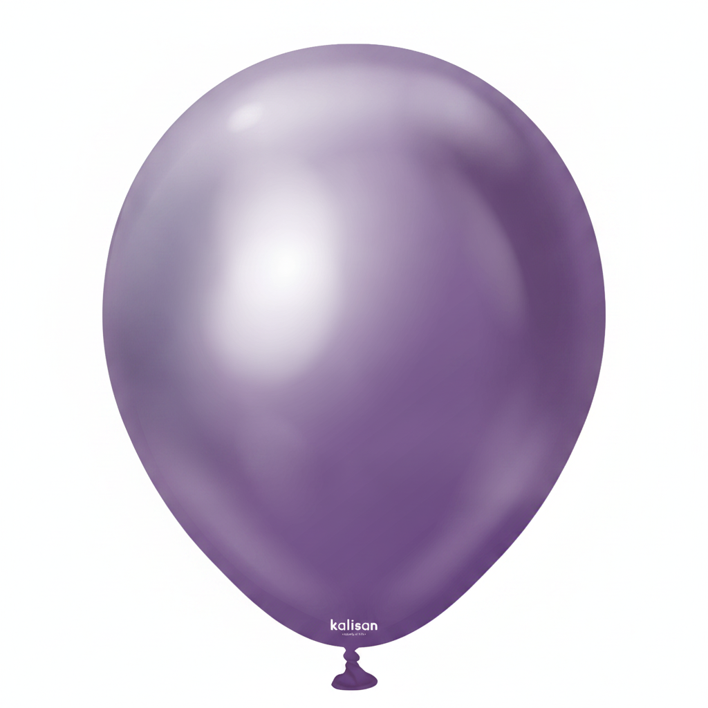 BALON 12'' KROM(MİRROR) VİOLET 50 Lİ KALİSAN