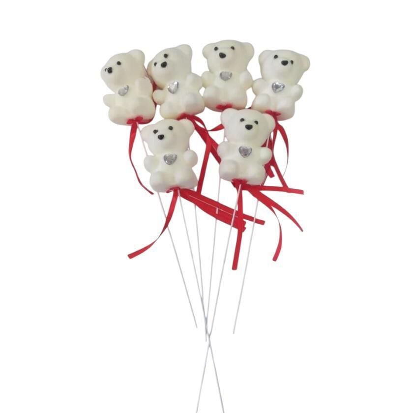 FLOK AYI KREM 9 CM 6 LI