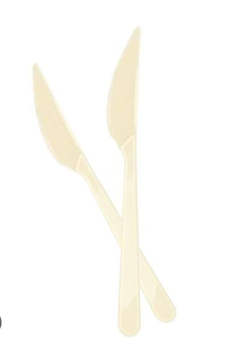 BIÇAK PLASTİK 25 Lİ KREM