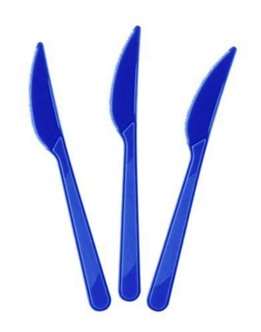 BIÇAK PLASTİK 25 Lİ LACİVERT