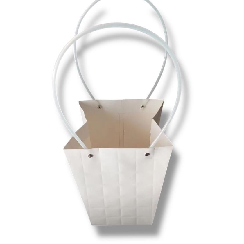 ÇANTA  PVC  17*11,5*20 10 LU BEYAZ