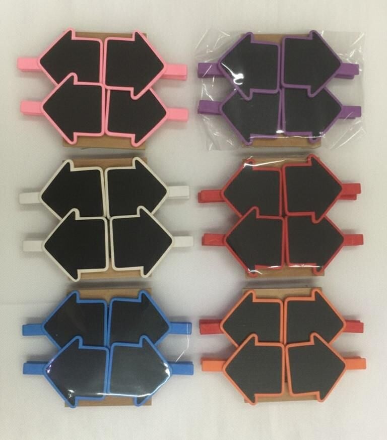 MANDAL BOŞ KARA TAHTA YÖN OKU 4 LÜ RENKLİ