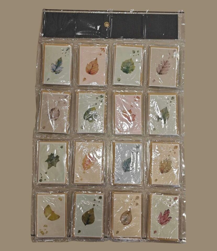 MESAJ KARTI ZARFLI YAPRAKLI 80 Lİ SET