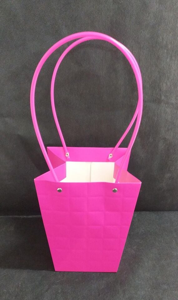 ÇANTA  PVC  17*11,5*20 10 LU FUŞYA