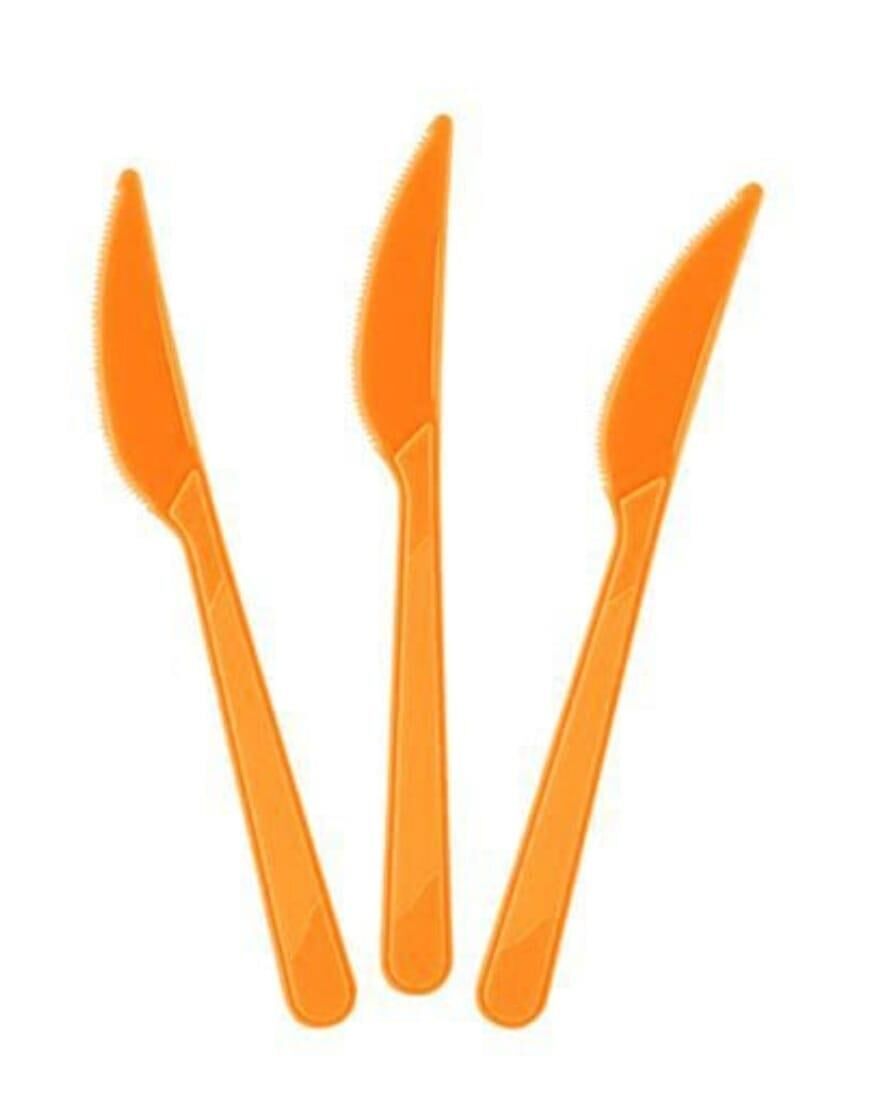 BIÇAK PLASTİK 25 Lİ TURUNCU