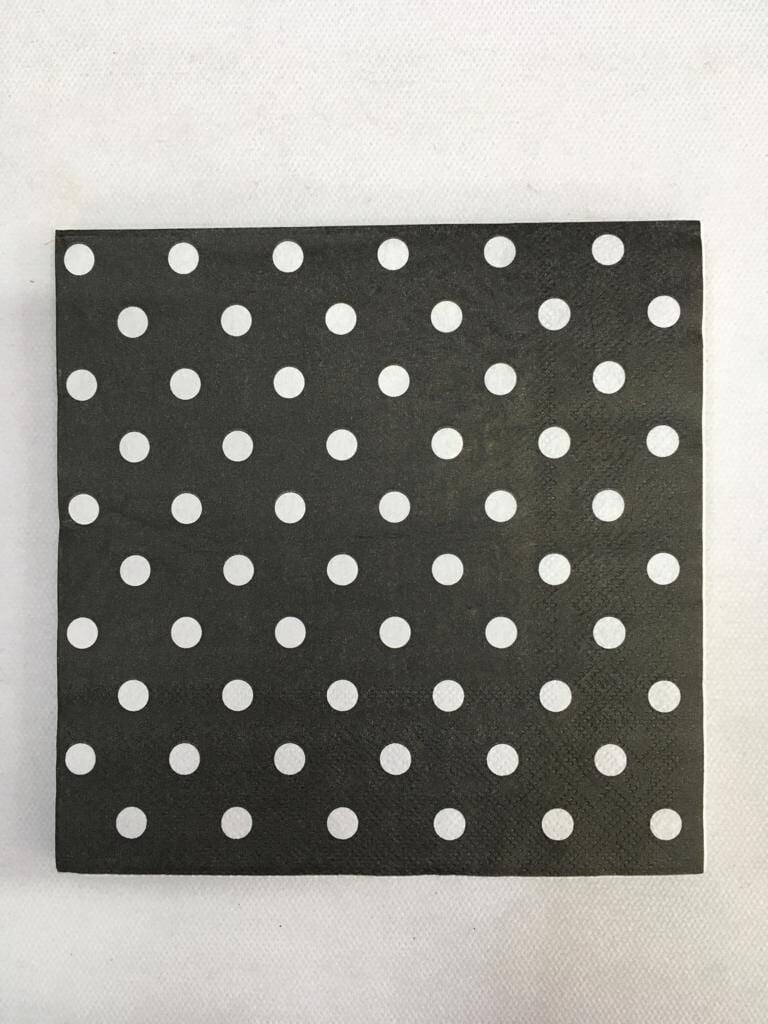 PEÇETE PUANTİYELİ 20 Lİ SİYAH-BEYAZ