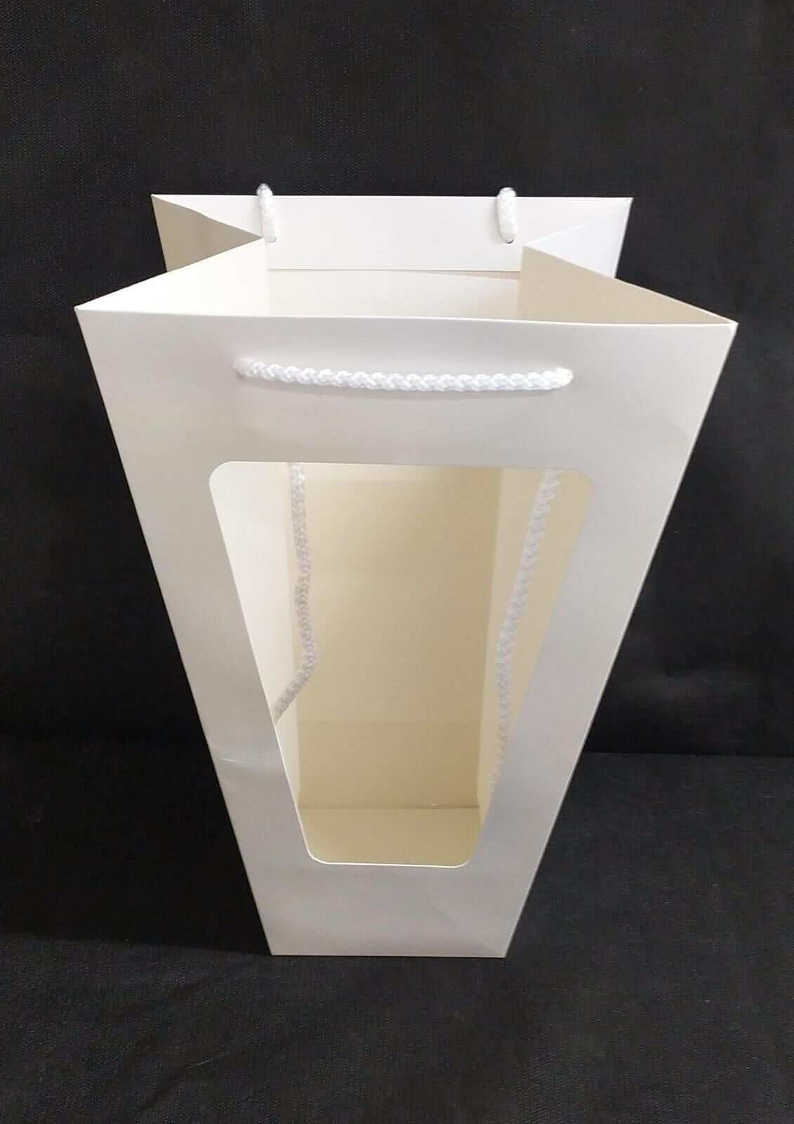 ÇANTA İÇİ ŞEFFAF KENARI BEYAZ 10 LU 23*11*33