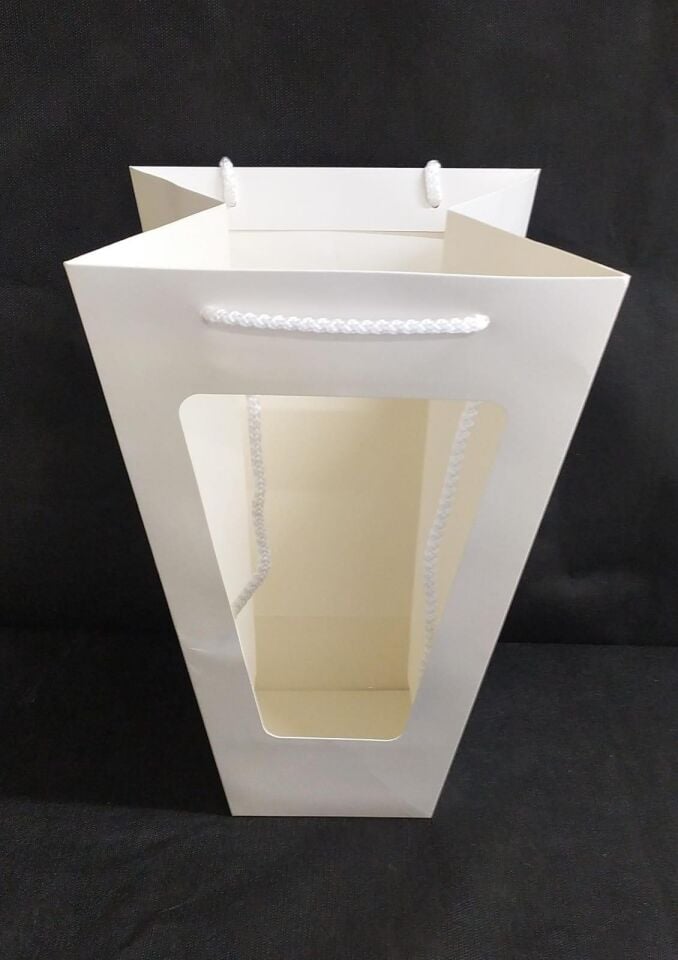 ÇANTA İÇİ ŞEFFAF KENARI BEYAZ 10 LU 23*11*33