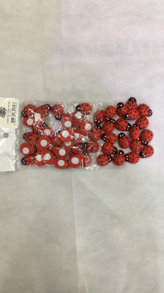 UĞUR BÖCEĞİ YAPIŞKANLI 18*24 50 Lİ  KIRMIZI