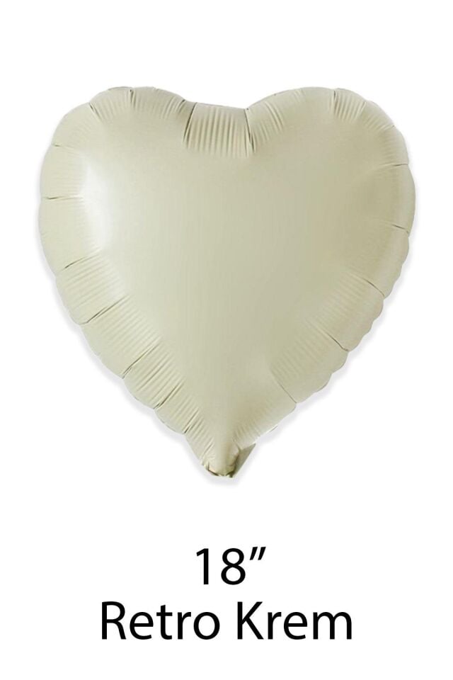 FOLYO BALON KALP 18'' KREM