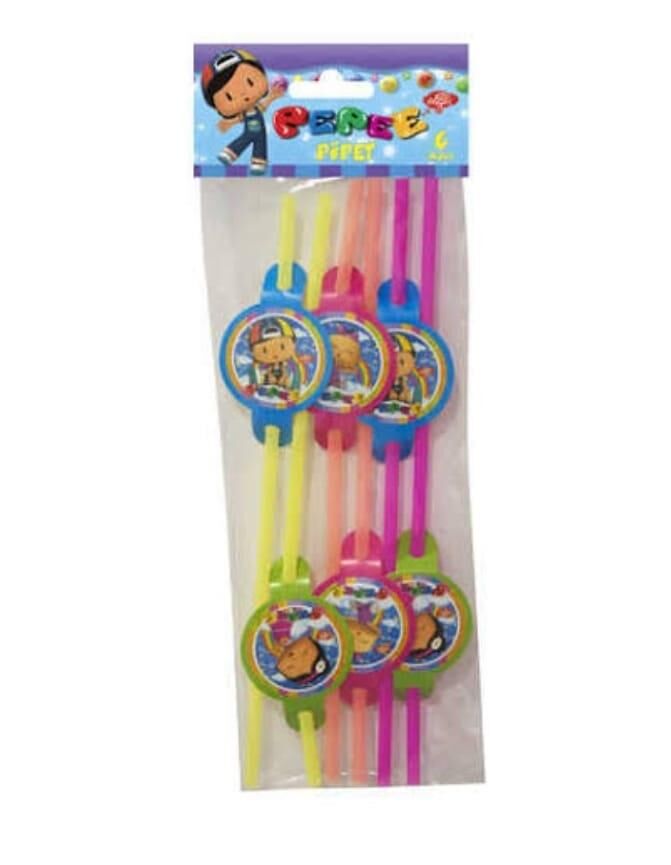 PİPET PLASTİK KARTONLU LİSANSLI 6 LI PEPEE